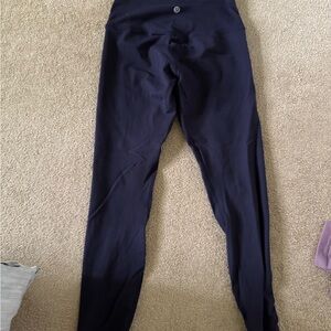 lululemon athletica Navy Wundertrain Leggings